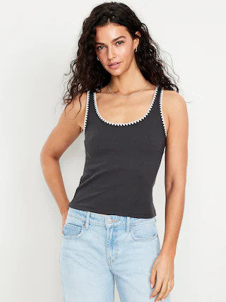 Embroidered Tank Top | Old Navy (CA)