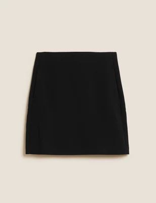 Crepe Mini A-Line Skirt | Marks & Spencer (UK)