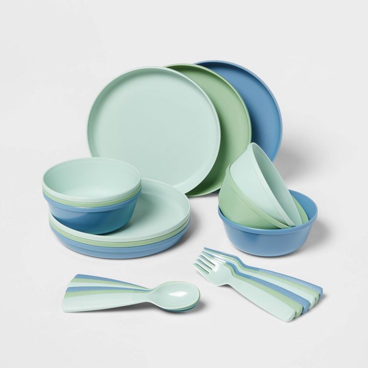 24pc Plastic Dinnerware Serving Set - Pillowfort™ | Target