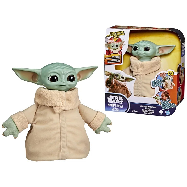 Star Wars Action Buddy Grogu Animatronic, 10-Inch Interactive Toys, Star Wars Toys, Ages 4+ | Walmart (US)