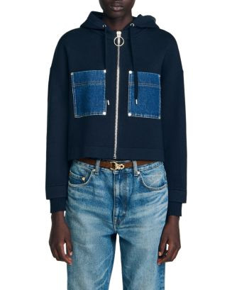 Mixed Media Hoodie Jacket | Bloomingdale's (AU)
