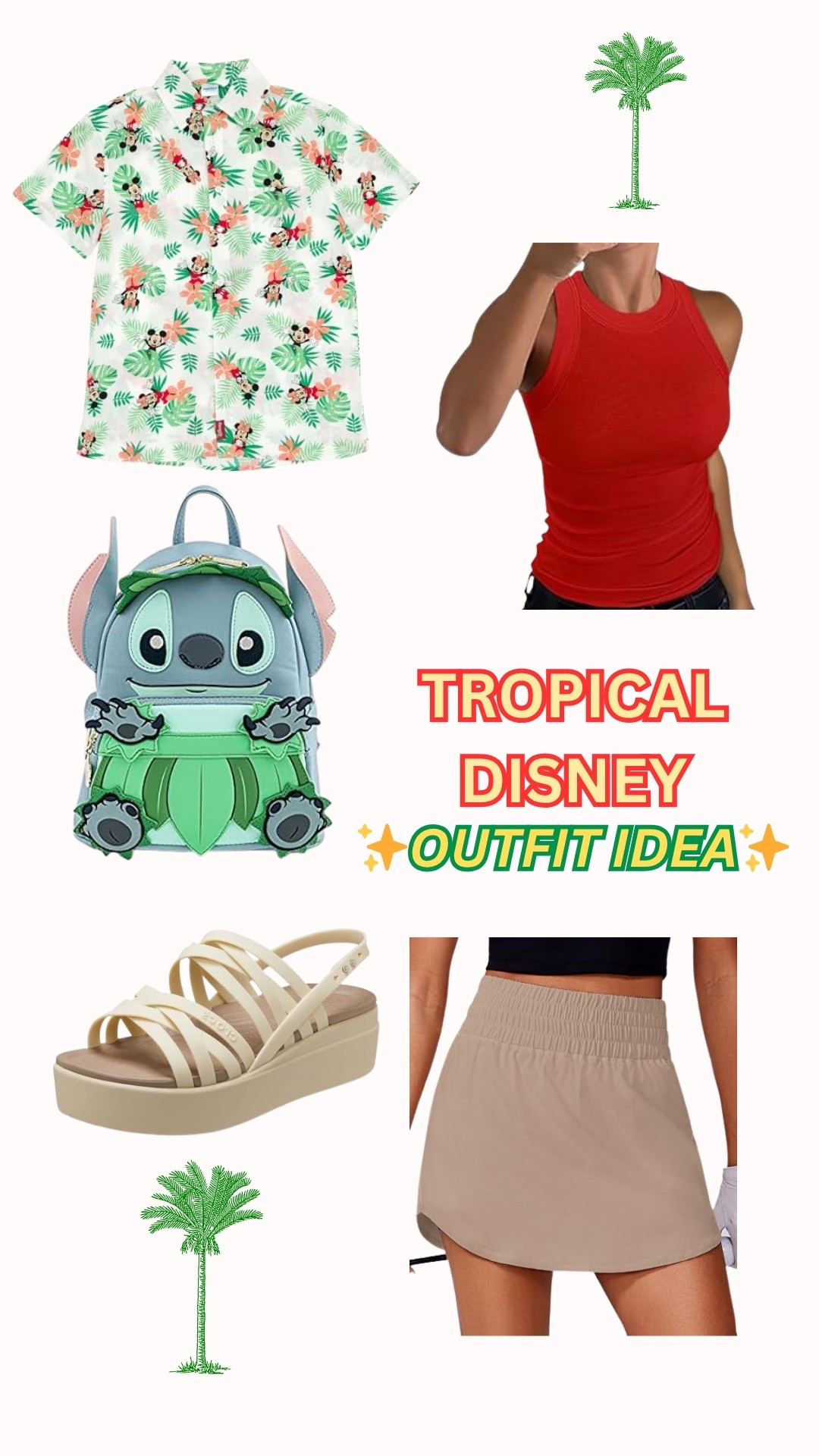 Tropical Disney outfit idea! This outfit would be comfortable and perfect for a Hawaiian Disney party! The shirt is lightweight and not heavy in the heat  I would like to wear this to Disneys Aulani resort or the Polynesian resort!

#LTKStyleTip #LTKFindsUnder100 #LTKTravel