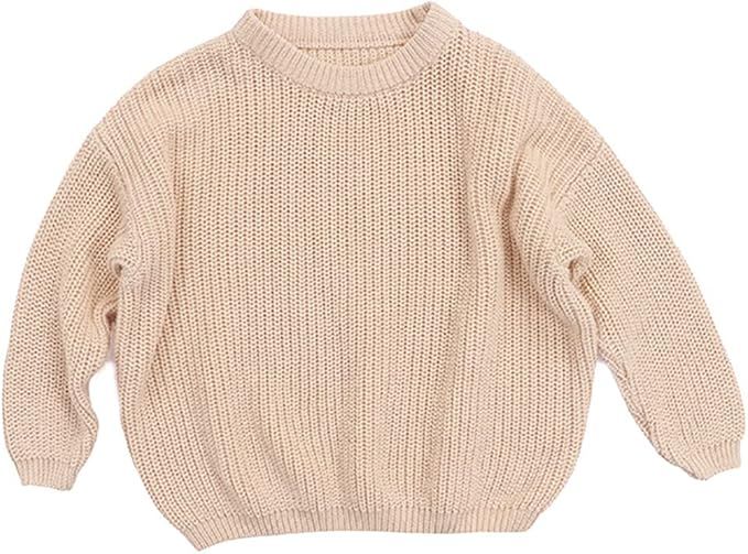 Toddler Girls Sweaters Baby Knit Sweater Warm Cardigans Sweatshirts for Boys and Girls | Amazon (US)