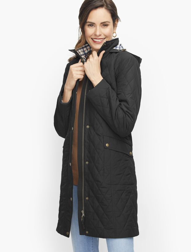 Long Quilted Coat | Talbots