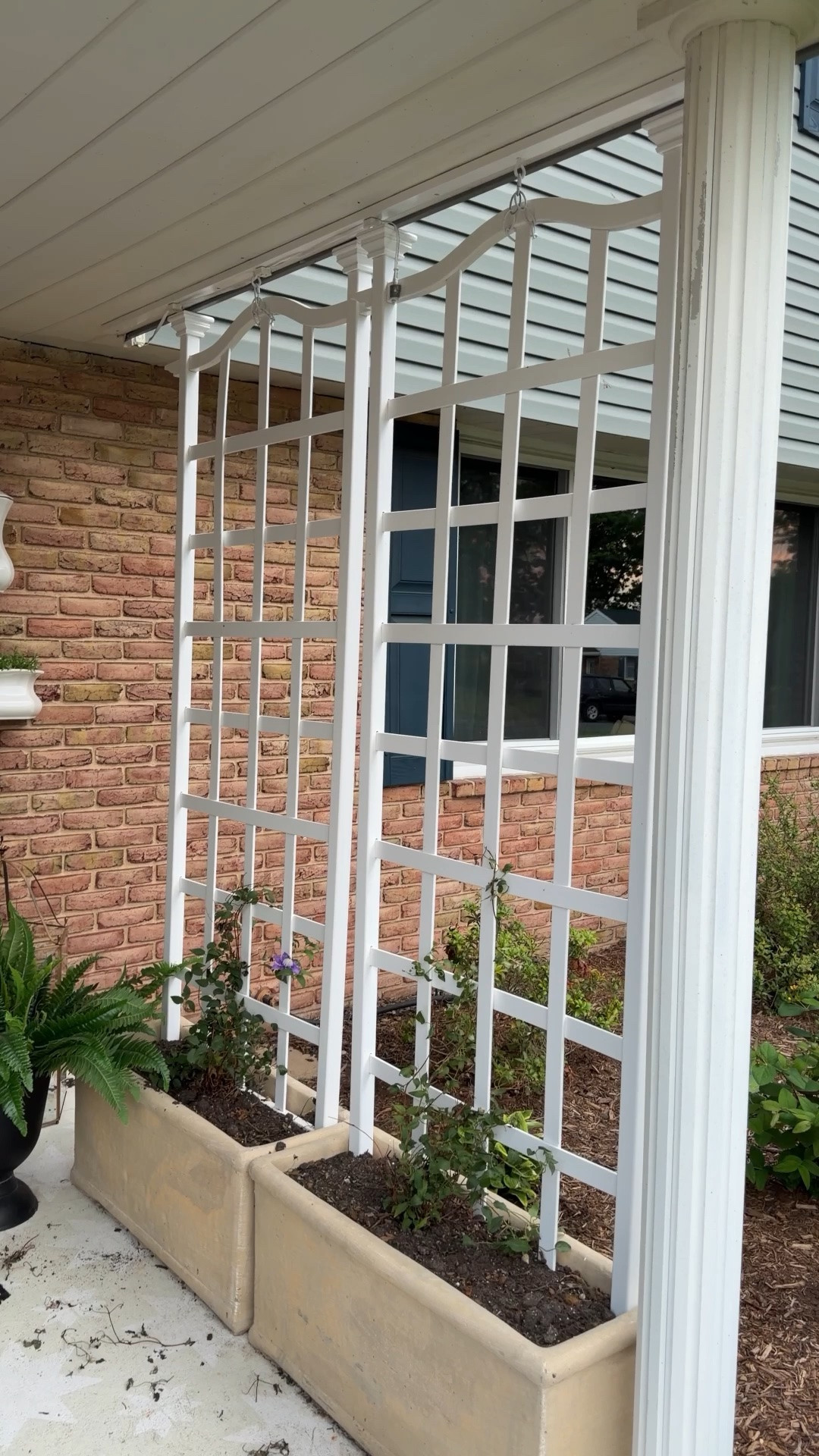 Our porch trellis is FINALLY back in stock and at a great price point!

#LTKSeasonal #LTKHome