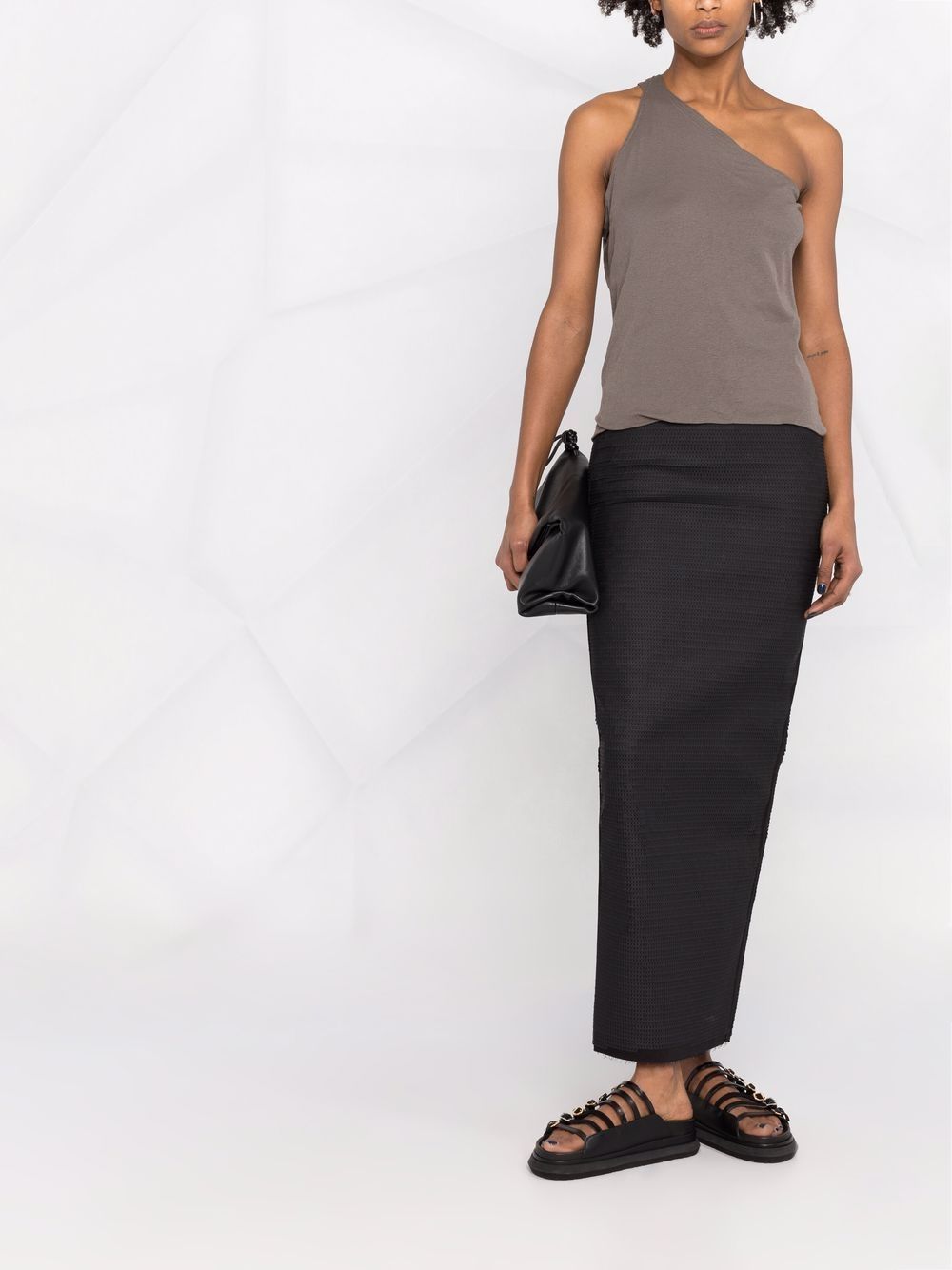 Rick Owens Al Pillar Sequin Pencil Skirt - Farfetch | Farfetch Global