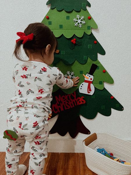 Fun toddler activity! Decorate a felt Christmas tree! 

#LTKsalealert #LTKkids #LTKSeasonal
