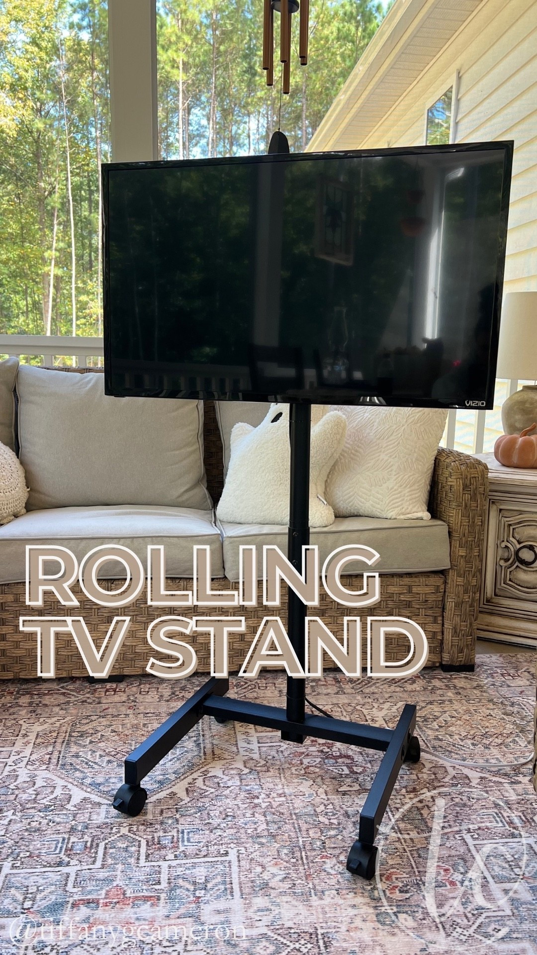 We LOVE this rolling TV stand 🙌🏼

#LTKHome #LTKFamily #LTKFindsUnder50