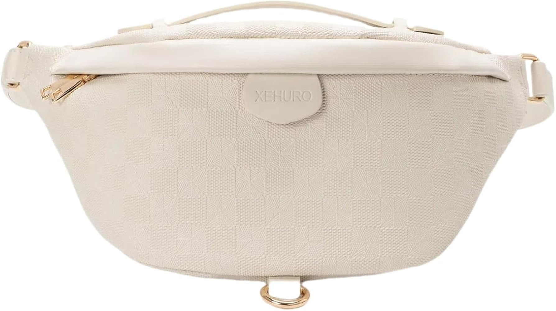 Xehuro Belt Bag for Women Fanny Pack Chest Bag Daypack Bum Bag Checkered Bag Multi Color (Beige-2... | Amazon (US)