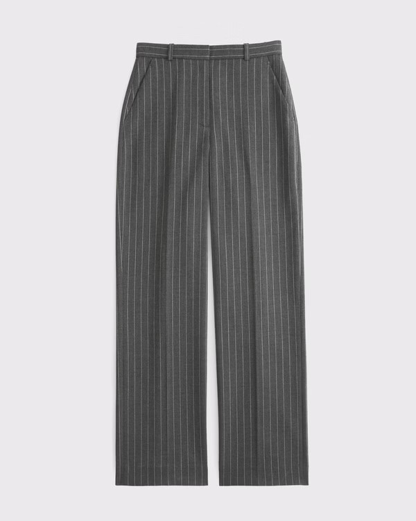 Women's Tailored Wide Leg Pant | Women's Clearance | Abercrombie.com | Abercrombie & Fitch (US)