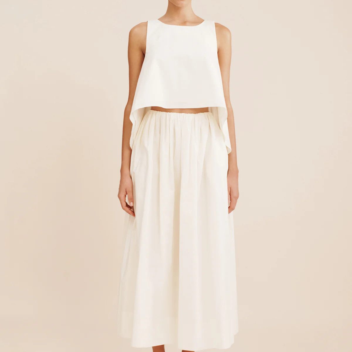 LUCAS SKIRT - CREAM | POSSE (US)