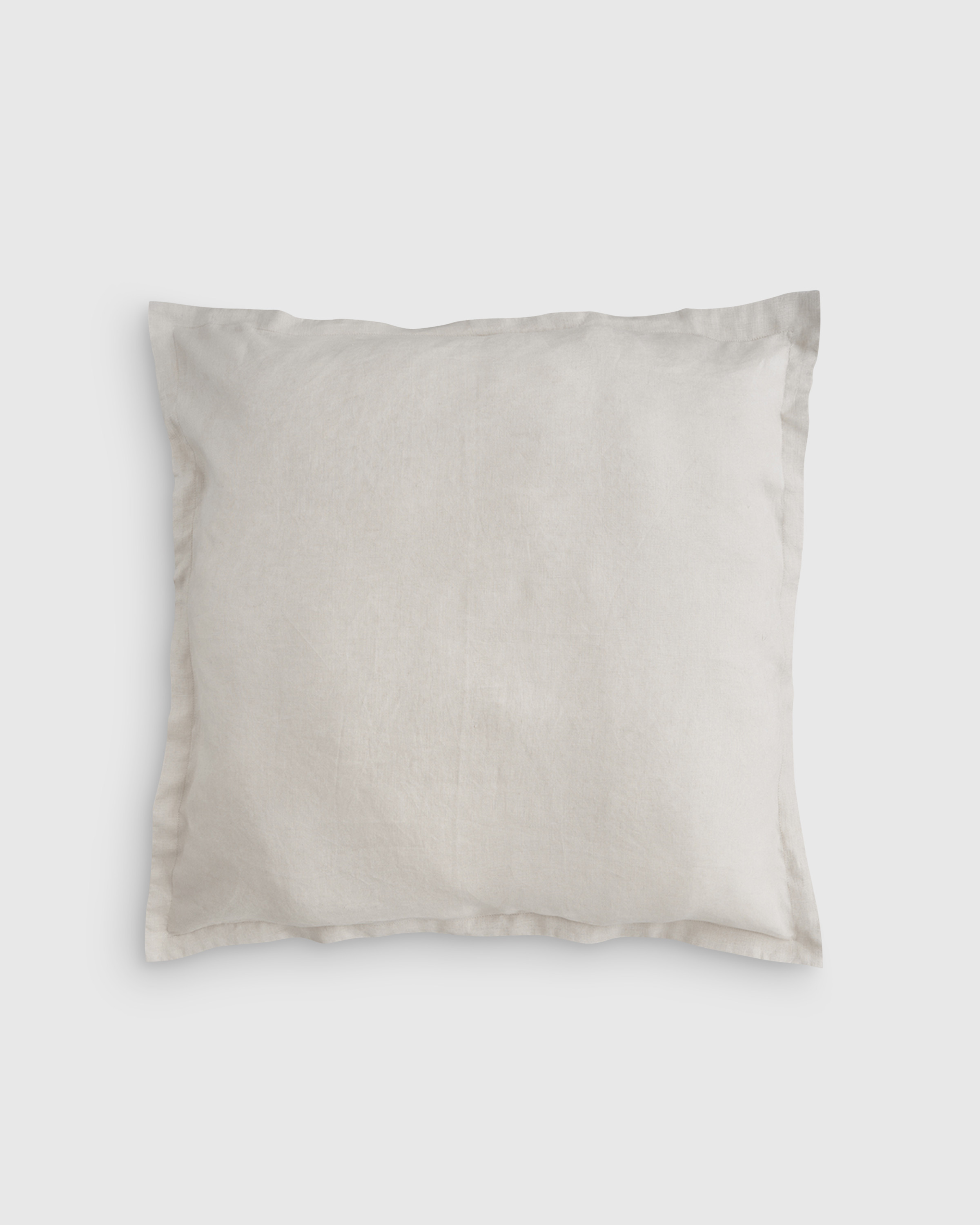 Quince | European Linen Euro Sham in Sand, Size Euro | Quince