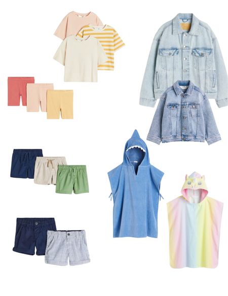 Spring wardrobe update for the kids! Love all of these shorts especially  