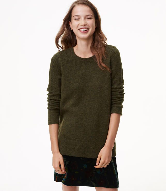 Relaxed Pointelle Sweater | LOFT