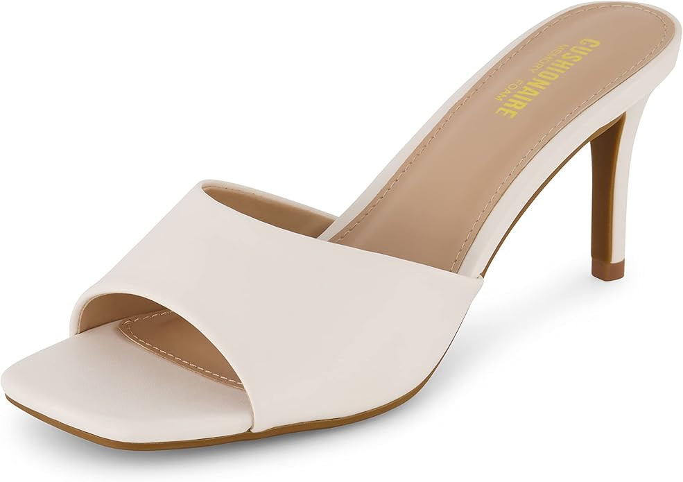 CUSHIONAIRE Women's Evie One Band Dress Sandal +Memory Foam And Wide Widths Available | Amazon (US)