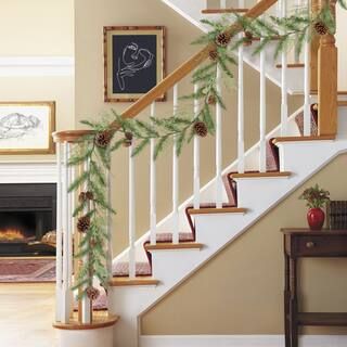 9ft. Green Cypress Spring Garland with Pinecones | Michaels Stores
