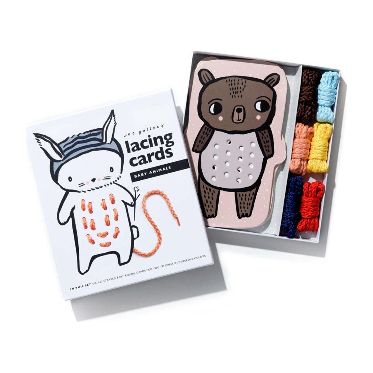 Baby Animal Lacing Cards | Maisonette