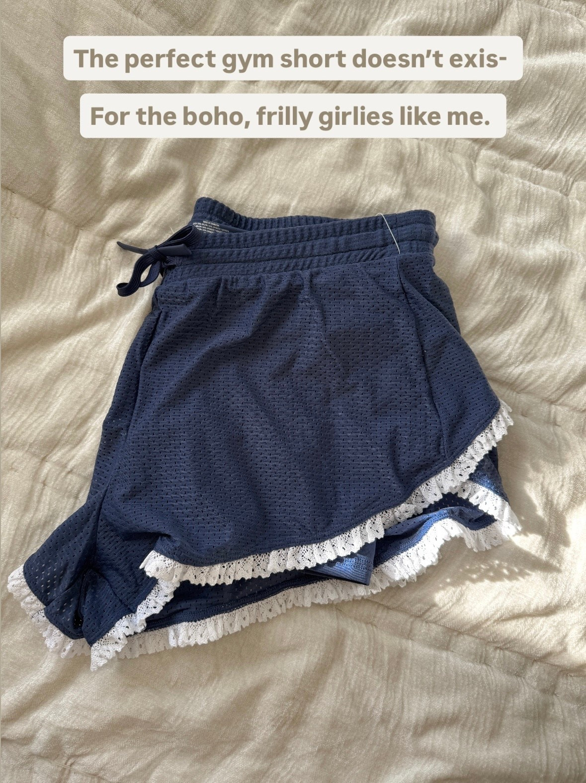 Who said these gym shorts could be so cute?! The lace ruffle edge is so boho frilly  and they have bike shorts underneath 😍 click to shop the target style. Perfect for your next workout!

I went true to size with a large

#LTKActive #LTKfitnessgoals #LTKSeasonal