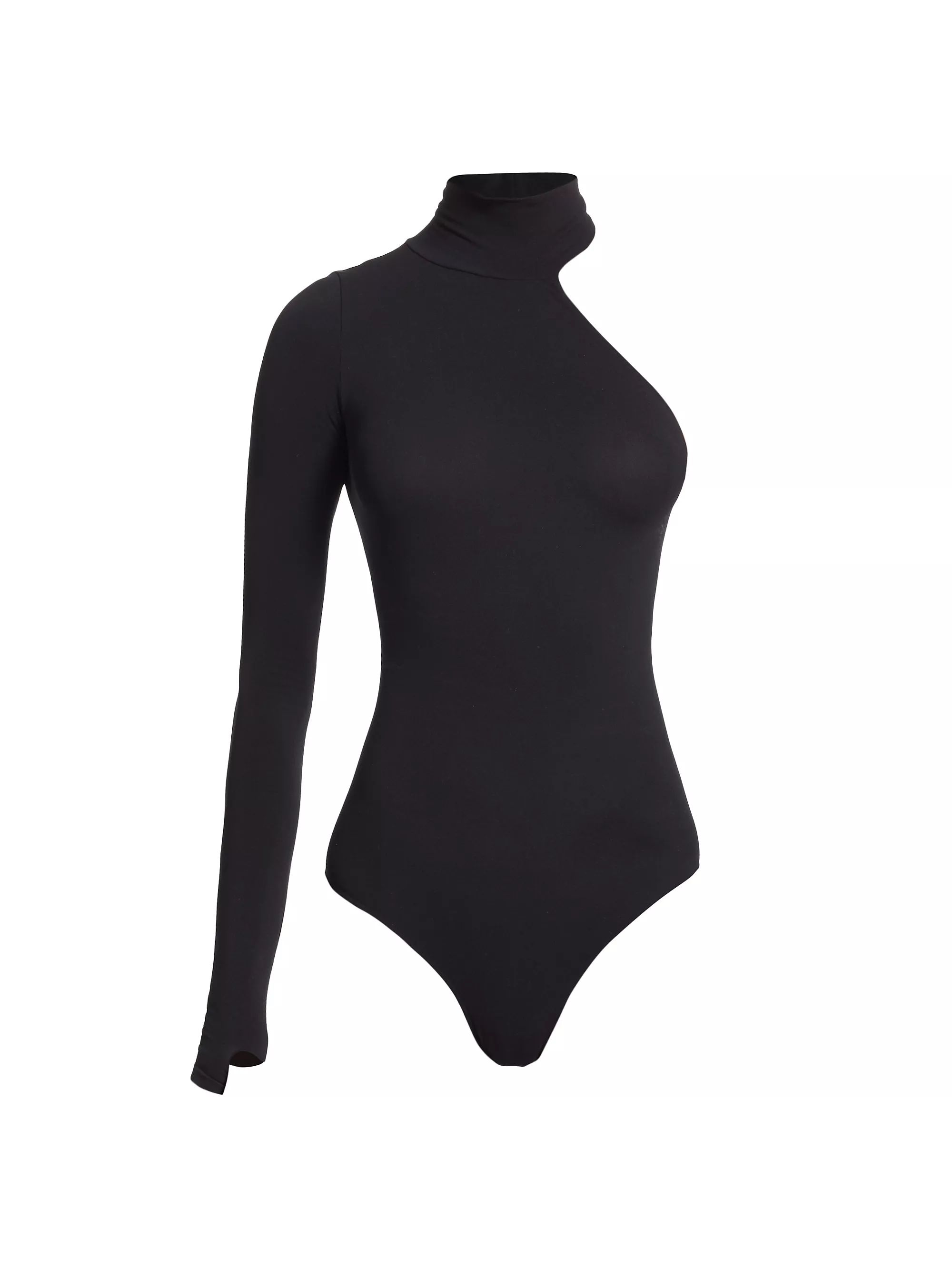 One-Shoulder Turtleneck Bodysuit | Saks Fifth Avenue