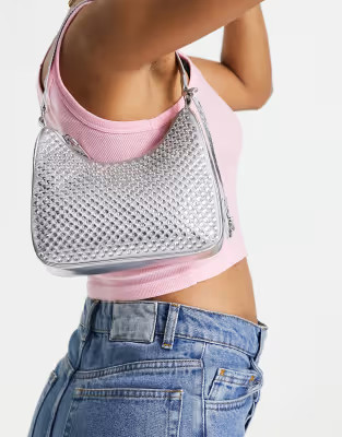Steve Madden BDarling shoulder bag in rhinestone | ASOS (Global)
