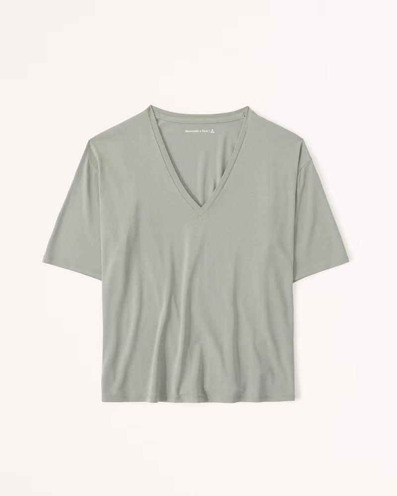 Elevated V-Neck Tee | Abercrombie & Fitch (US)