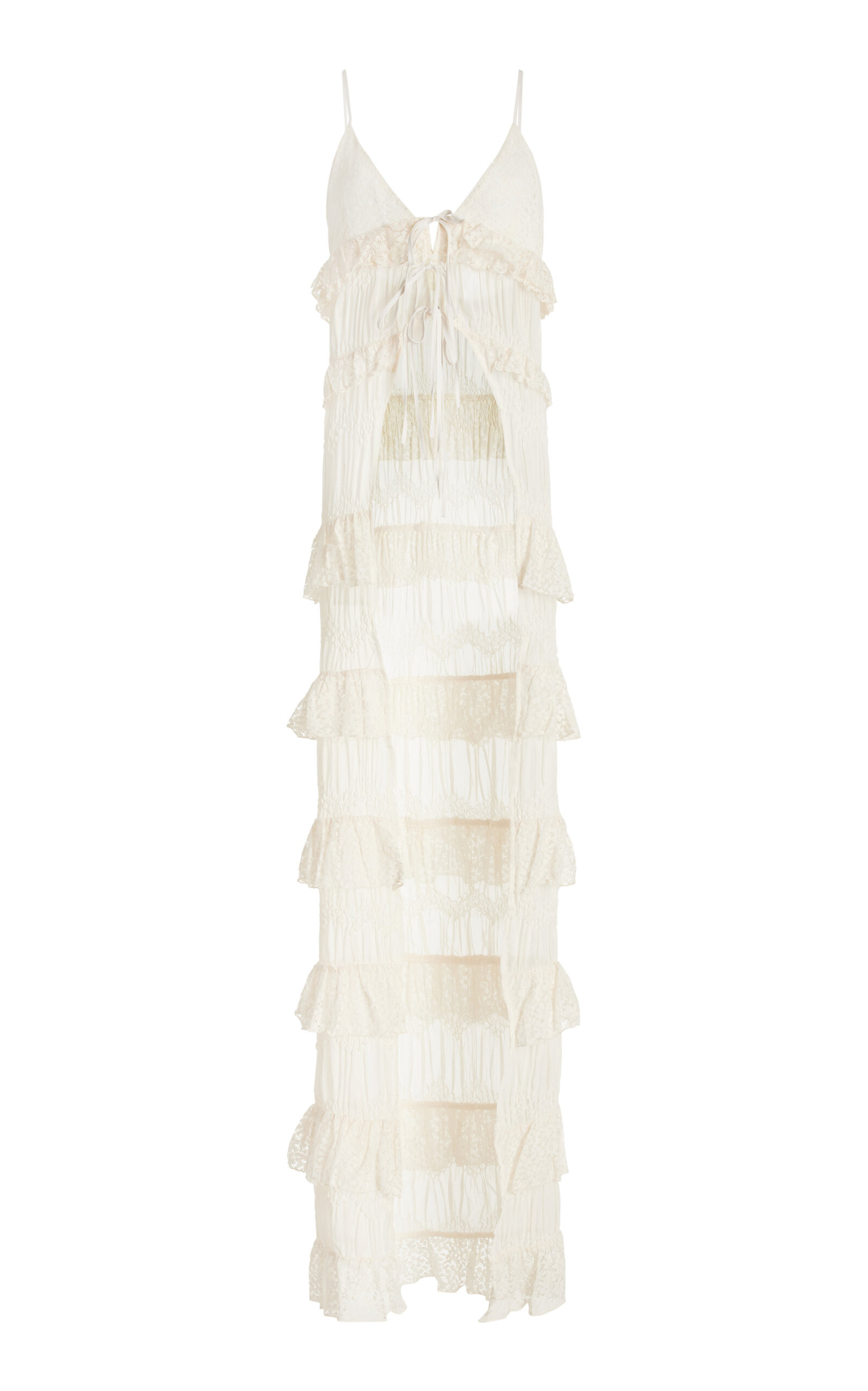 Lisette Lace-Trimmed Cotton-Blend Top | Moda Operandi (Global)
