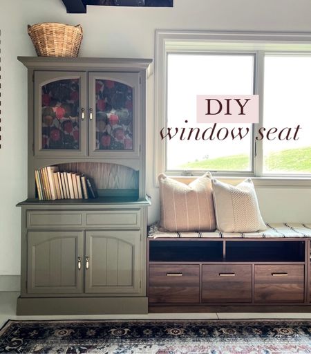 Easiest DIY window seat (with storage) ever! See my IG reel for all the details! Items used linked here!

#LTKfamily #LTKsalealert #LTKhome