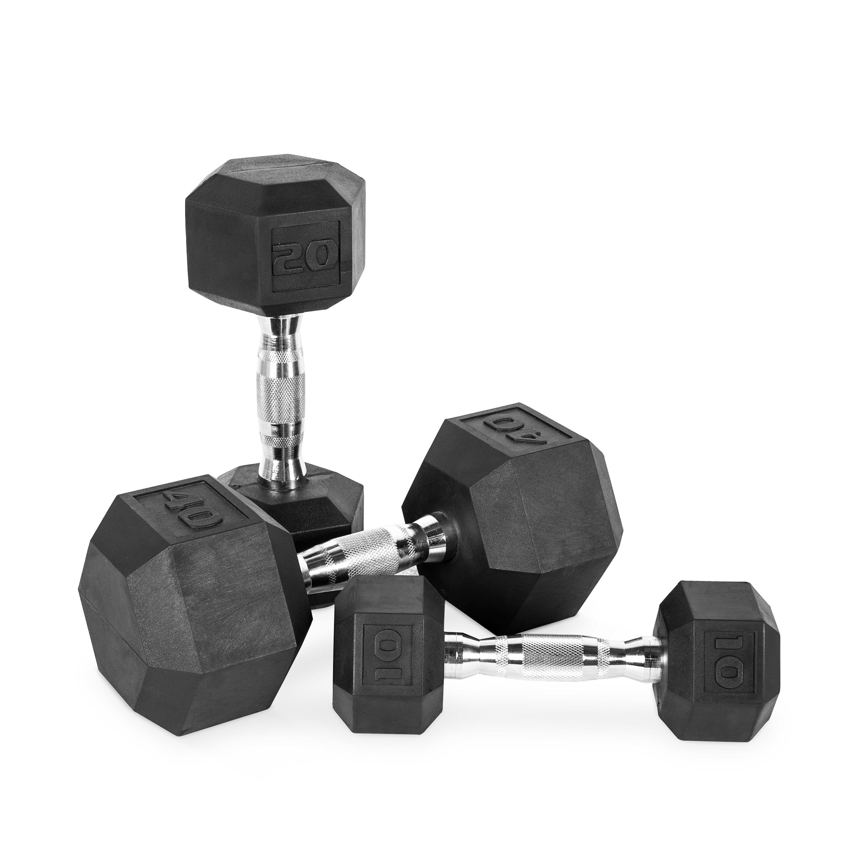 CAP Barbell, 15lb Rubber Hex Dumbbell, Single | Walmart (US)