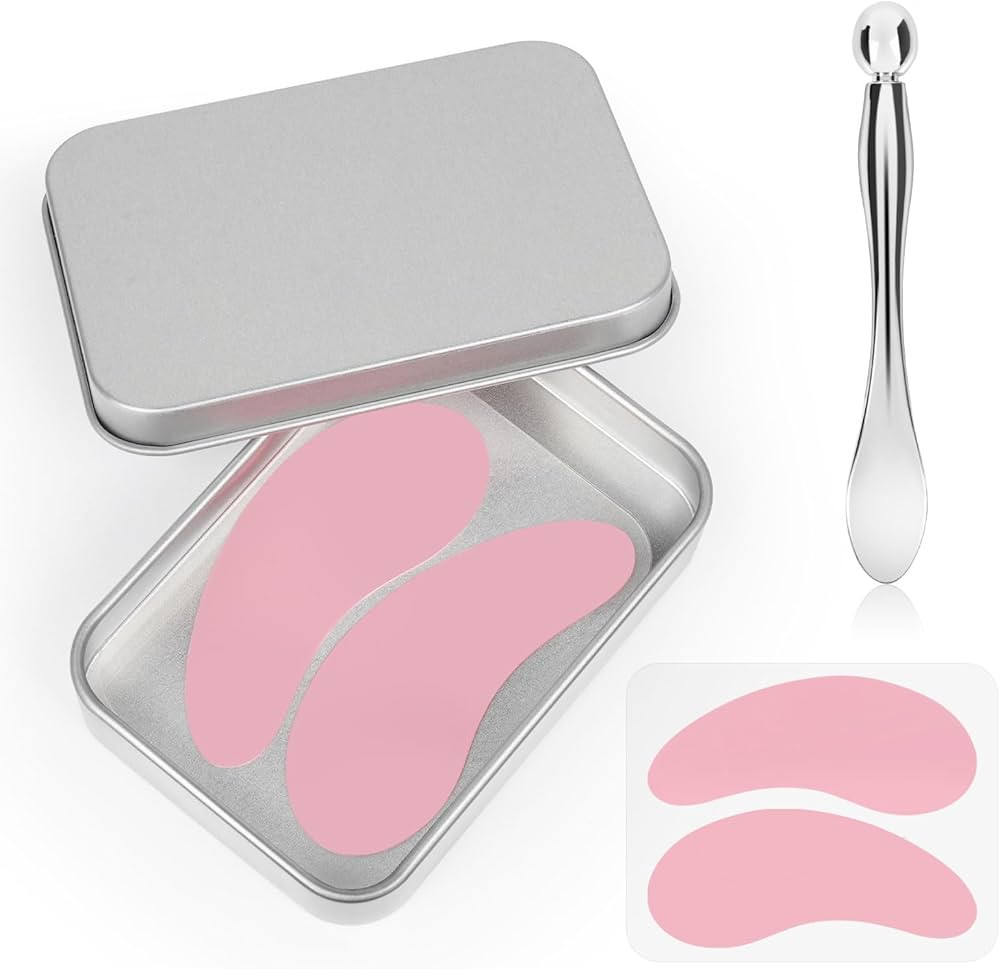 Under Eye Patches Silicone - 2 Pcs Reusable Eye Patches, Eye Patches Plump Fine Lines & Wrinkles ... | Amazon (US)