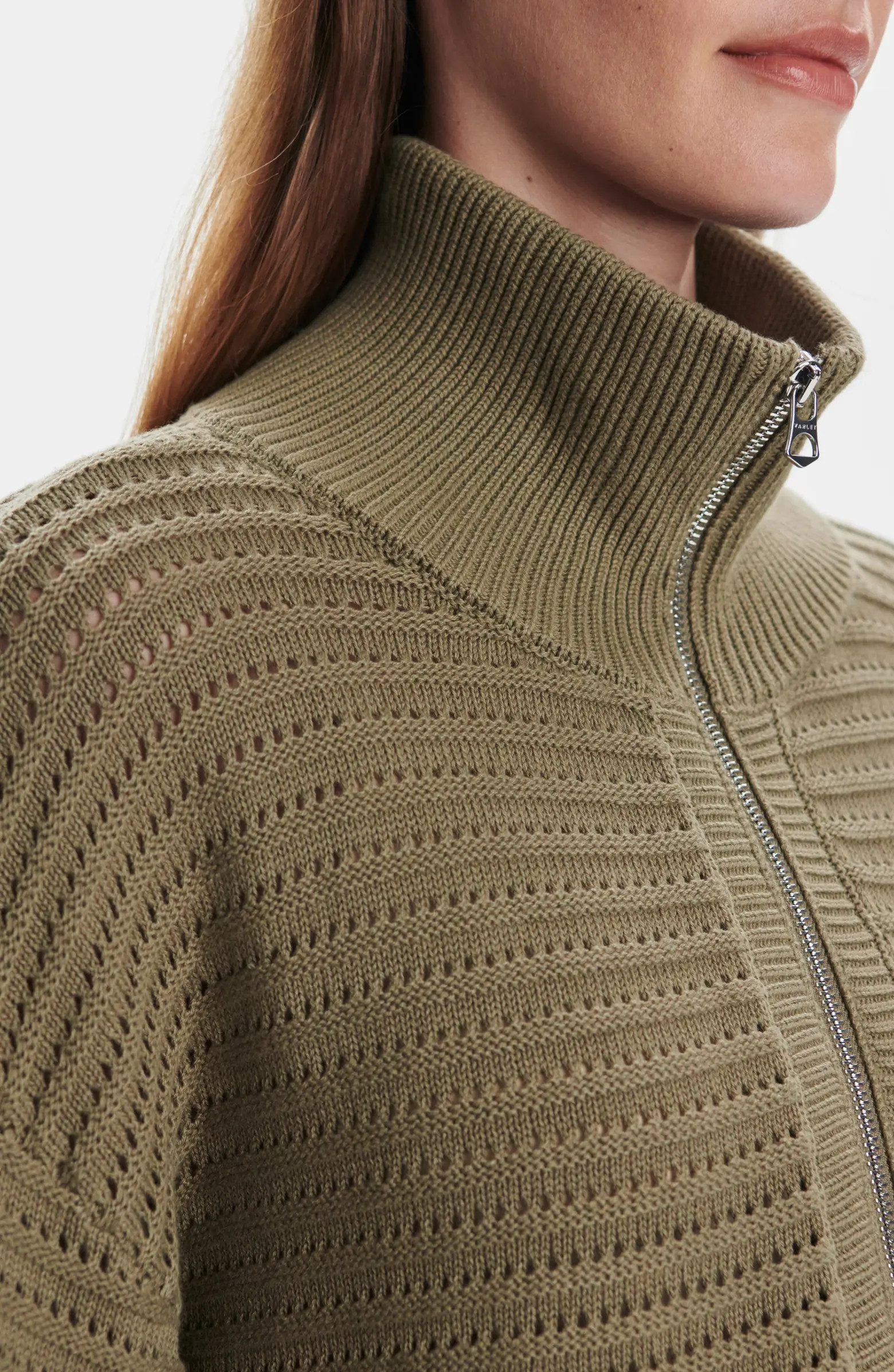 Tara Pointelle Half Zip Sweater | Nordstrom