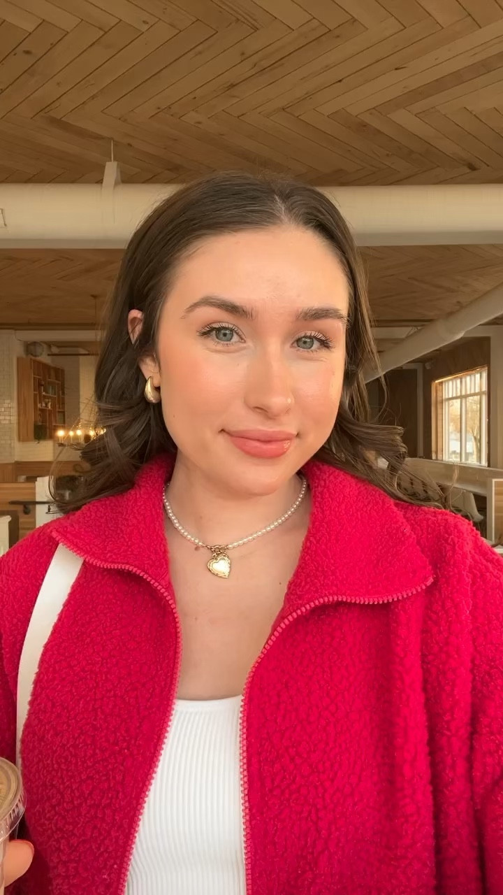 pink spring coffee shop outfit 🎀

Old Navy oversized full-zip Sherpa pullover in pink! soo cozy and has been perfect as a transitional piece 

Abercrombie curve love 90s high waisted relaxed jeans size 26L in light

Francesca’s gold and pearl heart locket! actually opens & and I cannot wait to add some cute pictures 

PAVOI 14K gold plated teardrop check hoops earrings are perfect for my sensitive ears & are comfortable for all day!

Beetles gel nail polish set in pink flamingo 🦩 💅

e.l.f glow reviver lip oil is my fav! I wear them everyday & have every color! This is the shade rose envy 💕

#LTKbeauty #LTKsalealert #LTKSpringSale