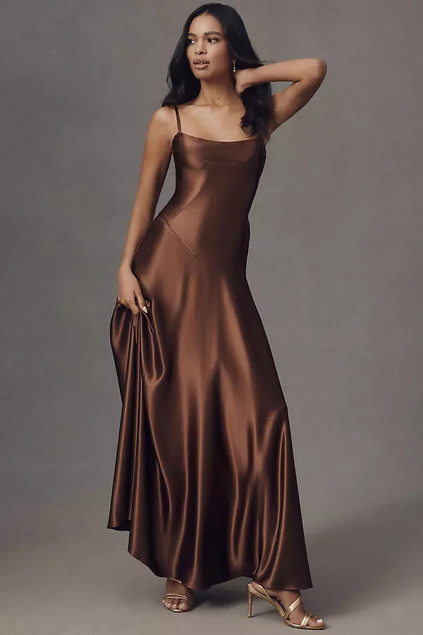 Mare Mare Emmy Satin Corset Maxi Dress | Anthropologie (UK)