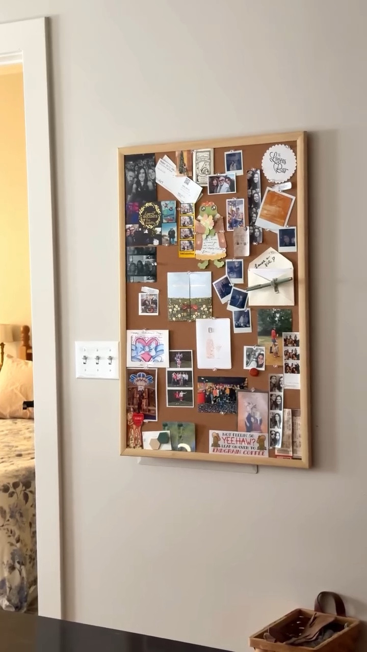Just do it… trust me 🫶
#apartmentinspo #corkboard #cozyhomedecor 
.
.
.
.
.
I’m Josie Davis, a stylist and life long thrifter living in Philly. I share ways to curate a home and closet you love. Everything from adding character to a modern apartment with thrifted gems, to re-discovering your personal style in your 30s. Here to help you romanticize your life every day. 
Apartment decor, cozy home inspiration, diy home decor, corkboard, pinboard, small apartment ideas, how to decorate an apartment, vintage home decorating