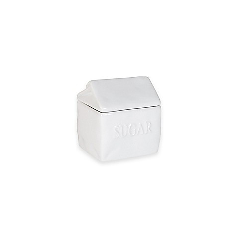 Everyday White® by Fitz and Floyd® Bistro White Sugar Bag | Bed Bath & Beyond