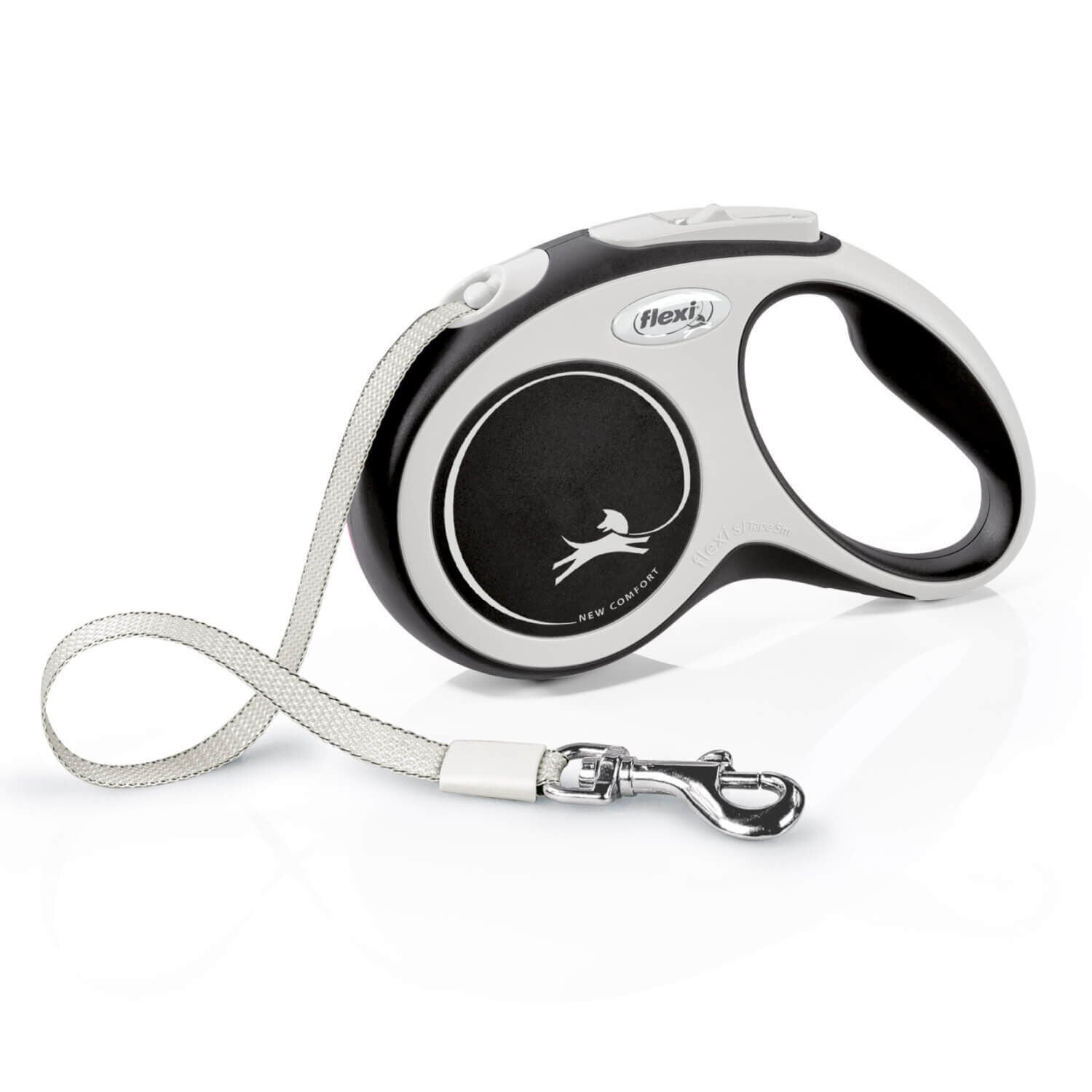 Comfort Tape Leash 16ft Grey | Pet Supermarket | Pet Supermarket