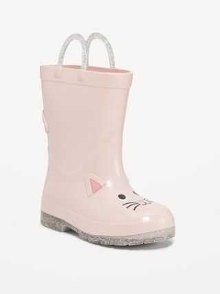 Tall Cat-Graphic Rain Boots for Toddler Girls | Old Navy (US)