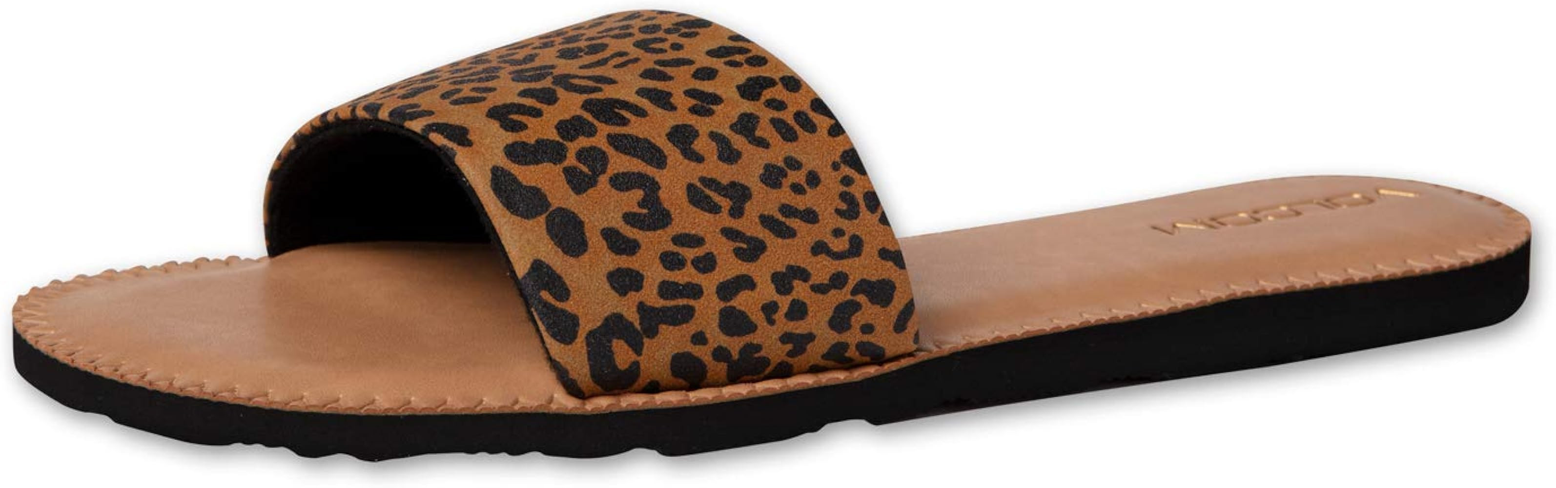 Volcom Women's Simple Synthetic Leather Strap Slide Sandal | Amazon (US)