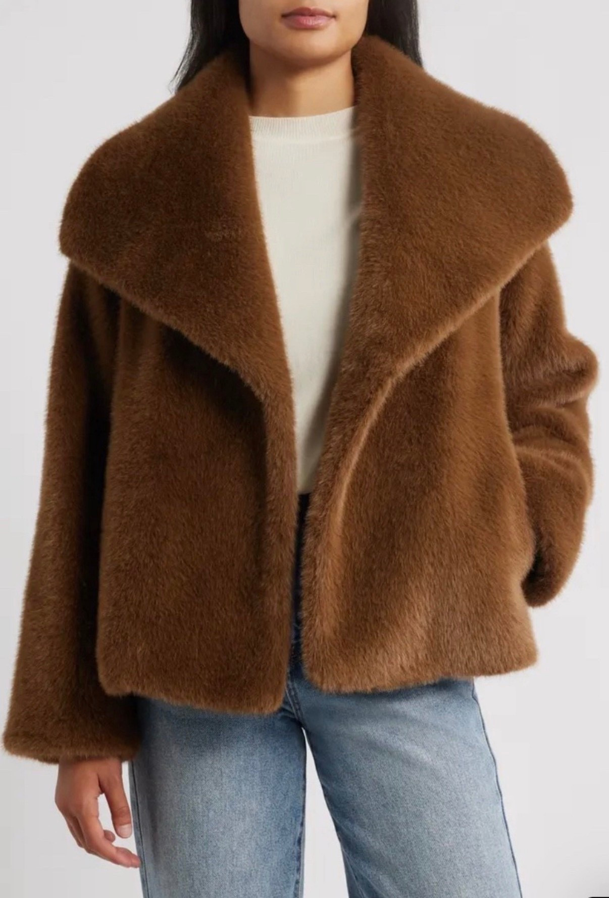 Faux fir coat 

#LTKGiftGuide #LTKHoliday