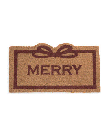 20x36 Merry Bow Doormat | TJ Maxx