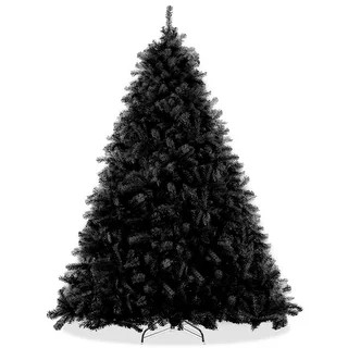 7.5FT Black Spruce Artificial Holiday Christmas Tree with Metal Stand - 7.5 ft - Bed Bath & Beyon... | Bed Bath & Beyond