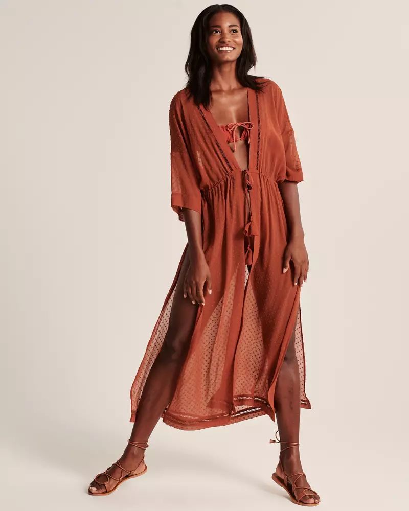 Tie-Front Duster Coverup | Abercrombie & Fitch US & UK