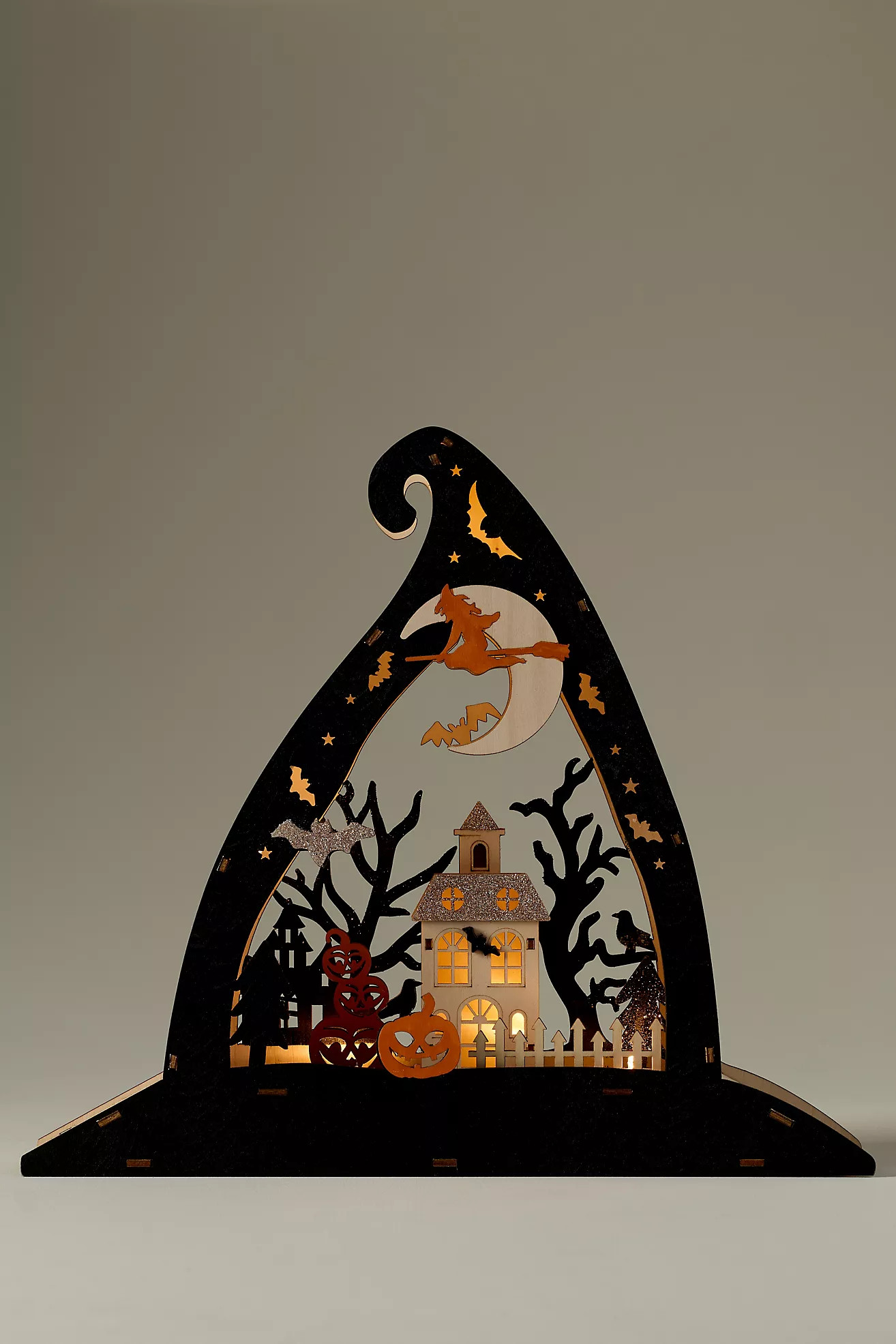 Ghostly Light-Up Mantle Decor | Anthropologie (US)