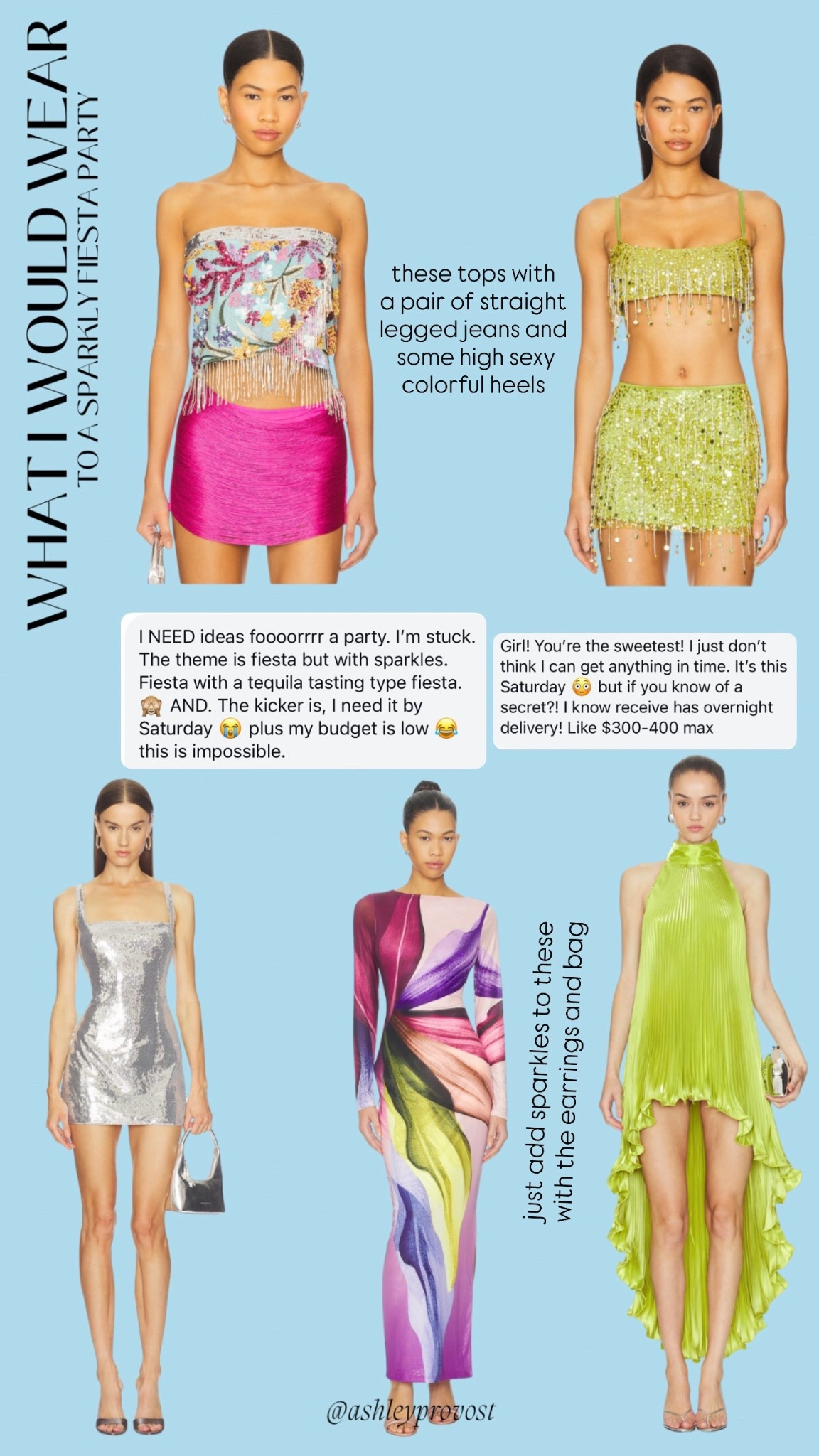 What I would wear to a sparkly fiesta party with the budget of $300-$400

#LTKValentine #LTKTravel #LTKstorytime