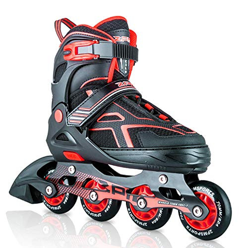 2PM SPORTS Torinx Green Boys Adjustable Inline Skates, Fun Beginner Roller Skates for Kids, Youth... | Amazon (US)