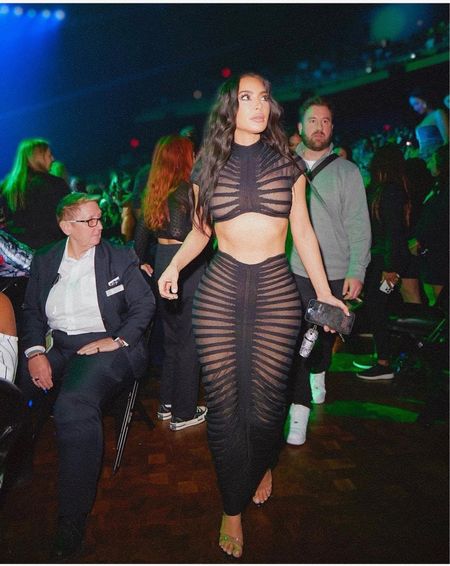 Kim Kardashian in ALAIA ruched sheer crop and maxi skirt. Linked similar options for less

#LTKstyletip #LTKFind #LTKunder100