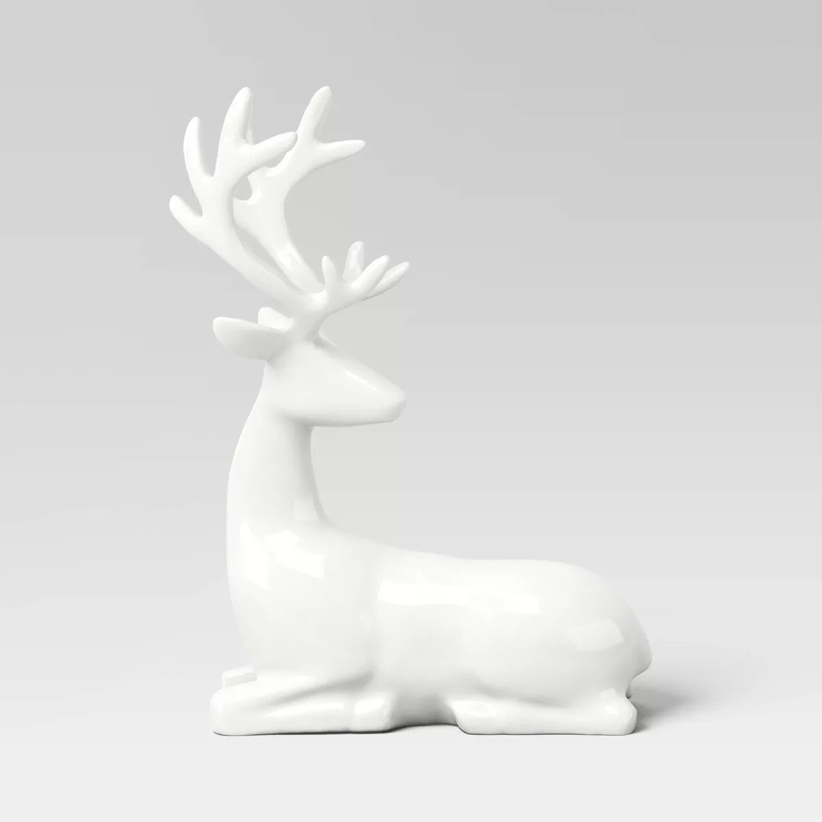 Christmas Sitting Deer White - Threshold™ | Target