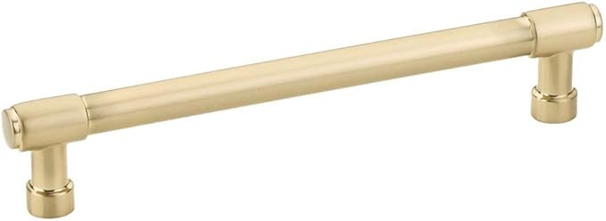 Emtek Jasper Pull Available in 7 Sizes in 6 Finishes - 86689US4 - (Center to Center 6", Satin Bra... | Amazon (US)