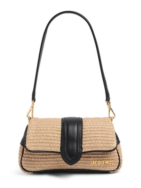 Le Petit Bambimou raffia shoulder bag | Luisaviaroma