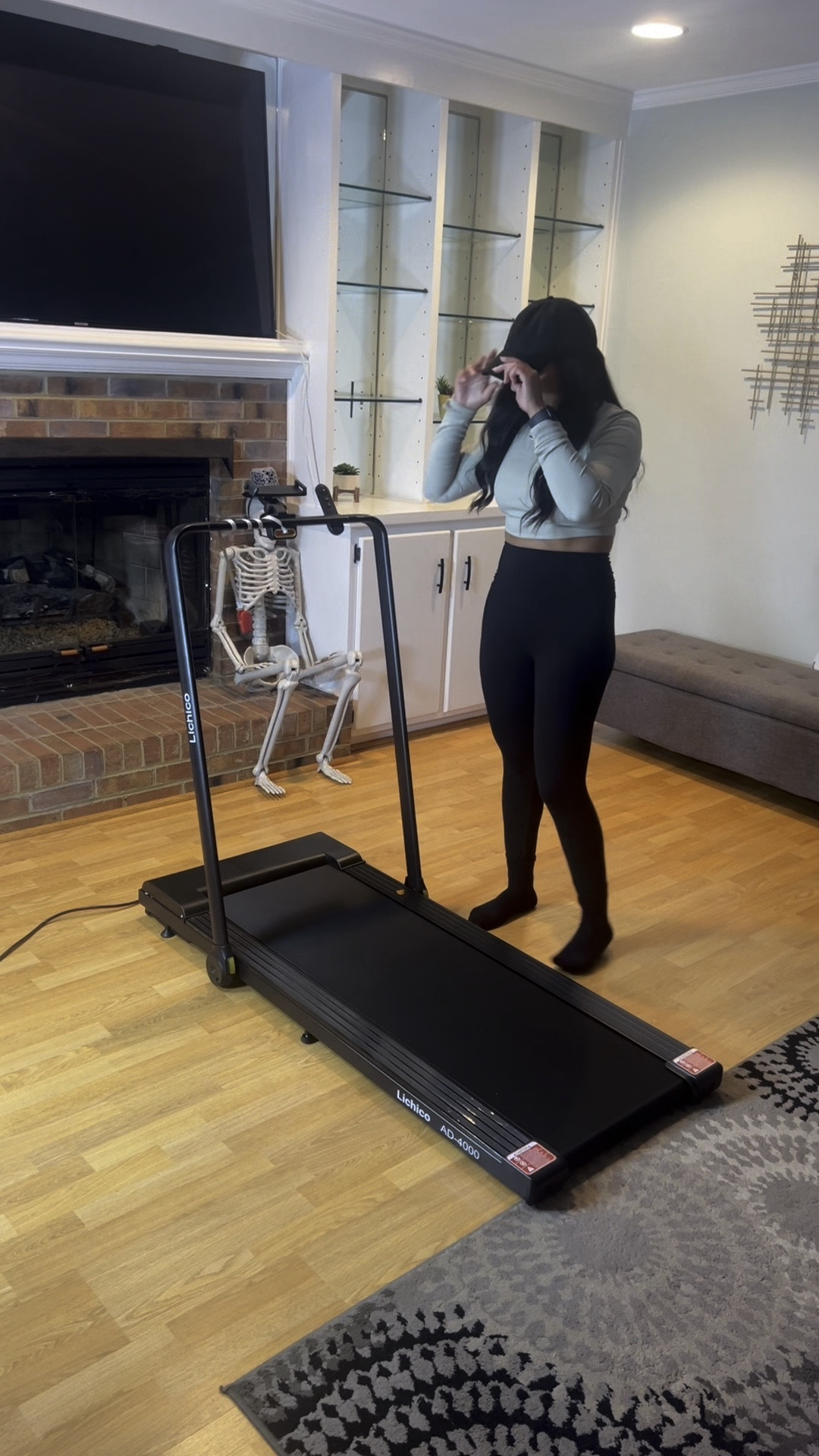 I have been through a fair share of treadmills, trying to keep my fitness journey up for those days that I don’t wanna leave the house! What I love about this treadmill the most is that it is still sturdy enough and wide enough to run or sprint while still being able to be put underneath the couch or underneath my desk. 

#LTKFitness #LTKActive #LTKFamily