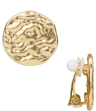 Button Clip-On Earrings | Dillard's
